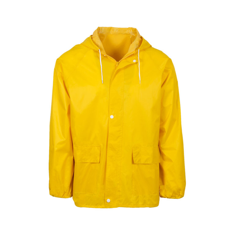 Rainsuit Rubberised Yellow Front